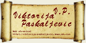 Viktorija Paskaljević vizit kartica